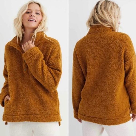 aerie Sweaters - Aerie teddy sweater